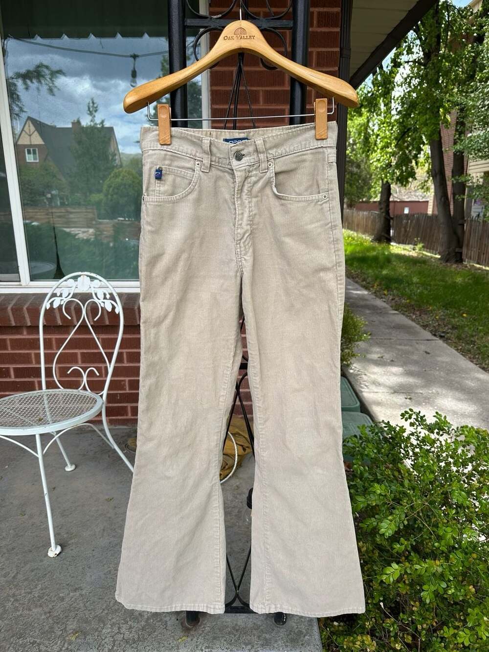 Vintage Road Jeans Tan Corduroy Flare Pants Size 30